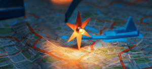 burnerai_a_paper_map_with_a_dimensional_neon_arrow_sign_pointin_3a9149e1-4d85-48f9-8926-0be2a0be7476-1